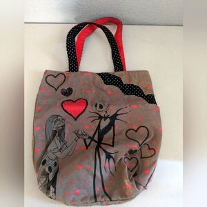 Vintage Rare Loungefly Nightmare Before Christmas Tote Purse Book Bag